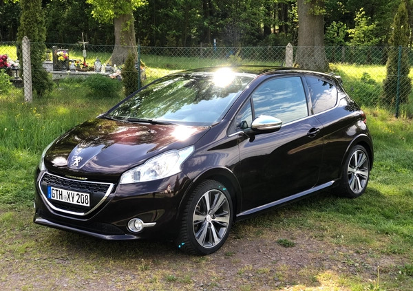 Peugeot 208 cena 27000 przebieg: 111800, rok produkcji 2012 z Mieroszów małe 37